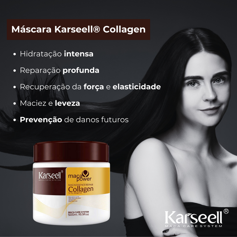 Máscara Karseell® Collagen Original 500ml [COMPRE 1, LEVE 2]