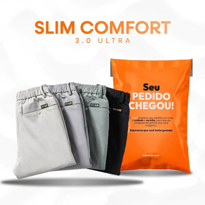 Calças Slim Comfort™ 3.0 - COMPRE 1 LEVE 2 + Brinde Surpresa