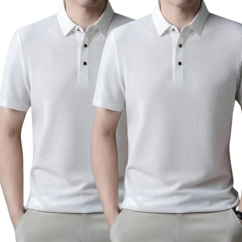 Camisa Polo Fresh Seda Gelo - [PAGUE 1 LEVE 2]