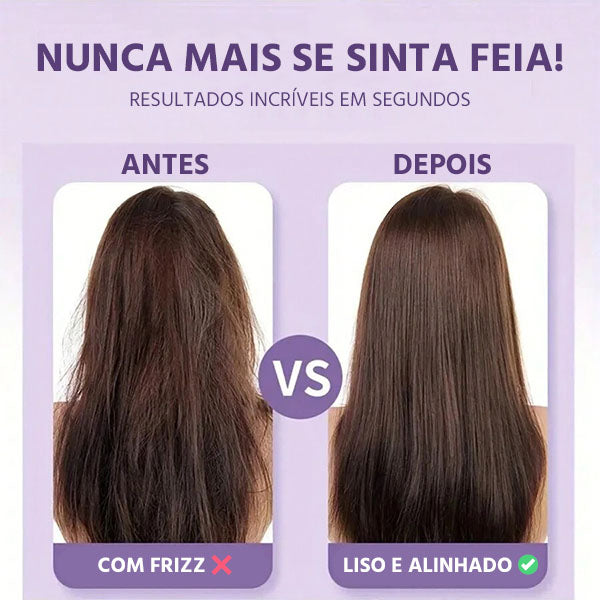 Pente Alisador de Cabelo 5 em 1 Sem Fio