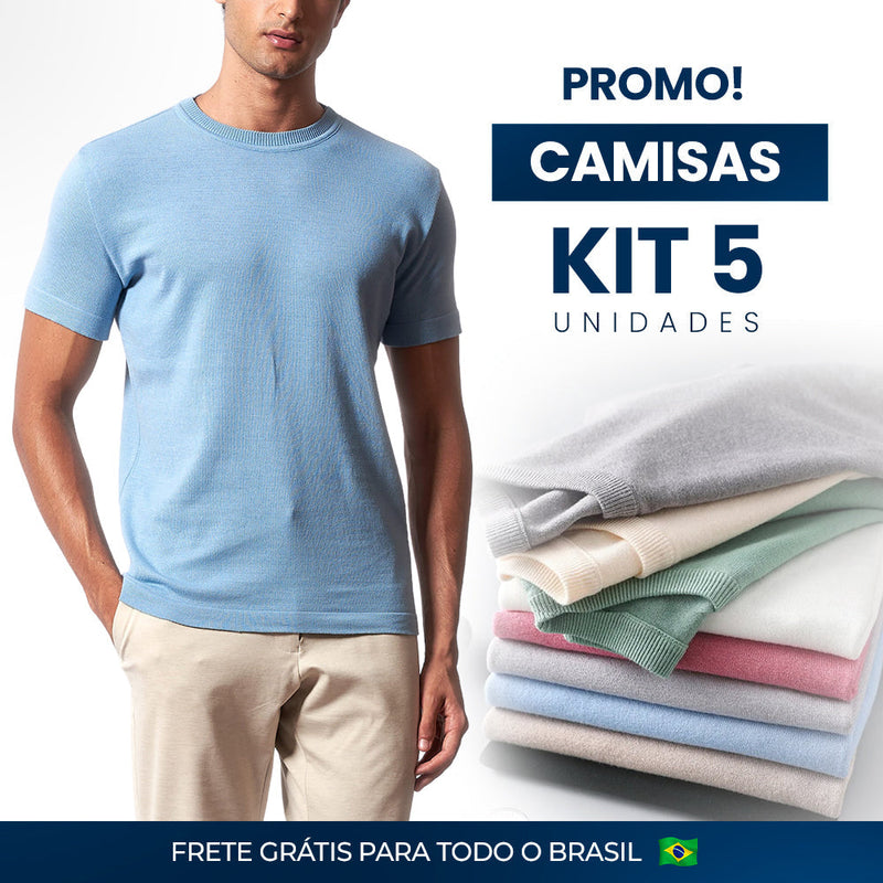 |COMPRE 3 LEVE 5| - Camisas Algodão Egípcio Premium