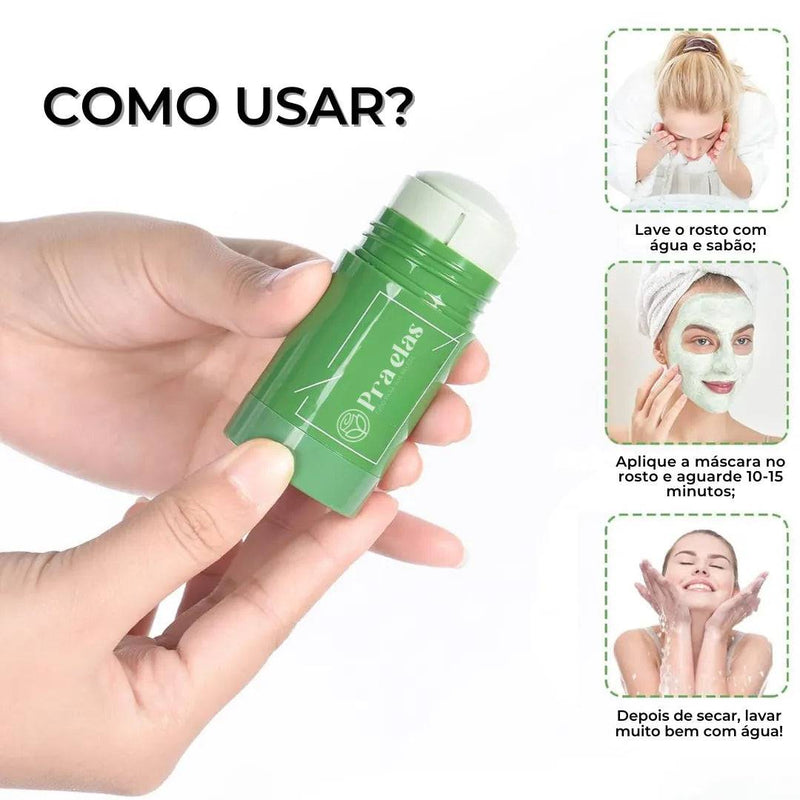 Máscara Facial de Limpeza e Remoção de Cravos - GreenMask