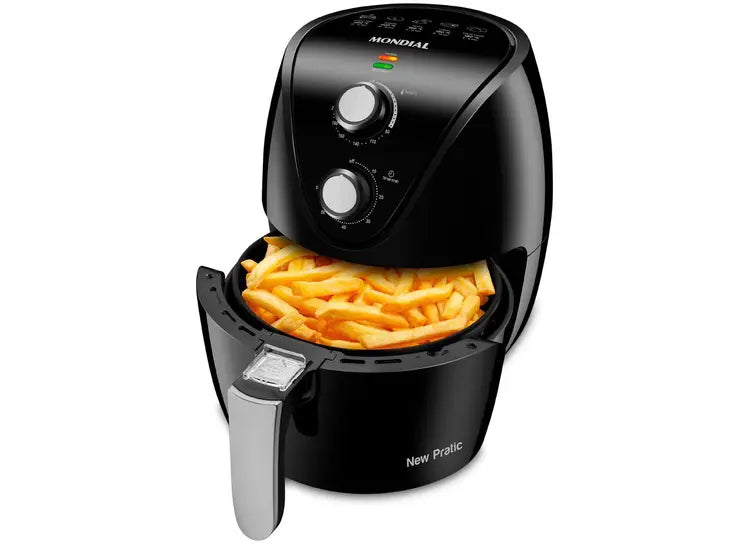 Air Fryer Mondial - Preta 3,5L com Timer