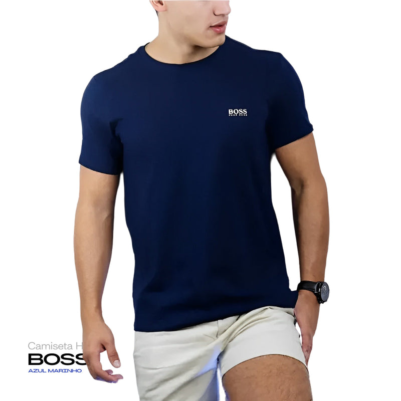 Kit 5 Camisetas Hugo Boss - Pague 3 e Leve +2 de Brinde