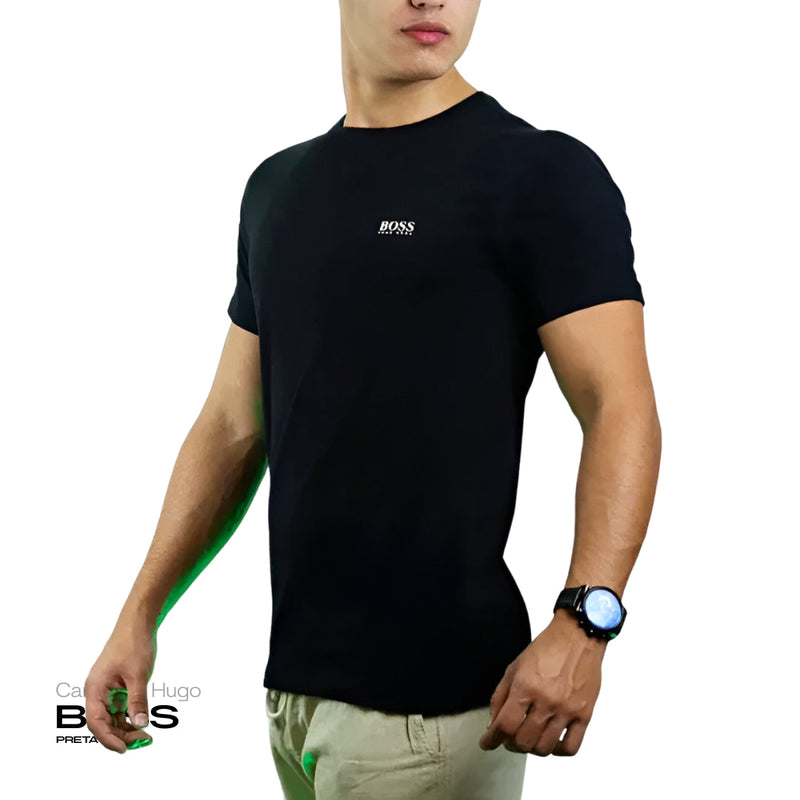 Kit 5 Camisetas Hugo Boss - Pague 3 e Leve +2 de Brinde