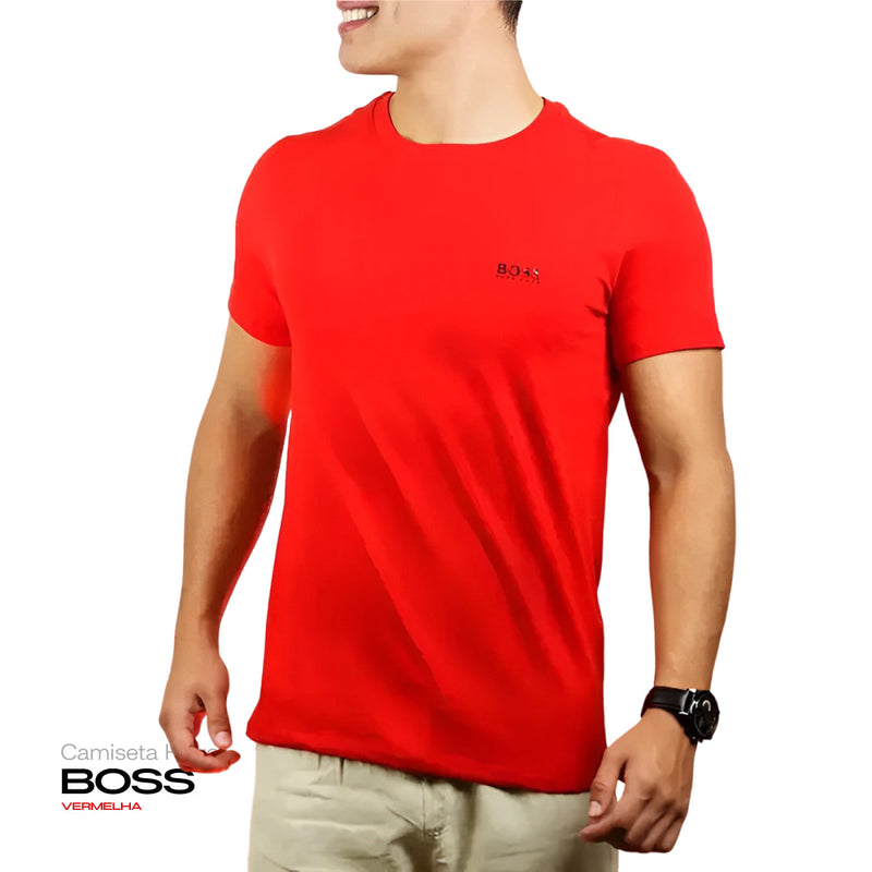 Kit 5 Camisetas Hugo Boss - Pague 3 e Leve +2 de Brinde